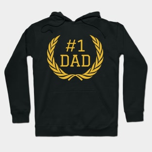 Dad number one, best dad ever, worlds best father Hoodie